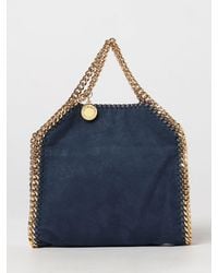 Stella McCartney - Falabella Mini Synthetic Leather Bag With Chain Trims - Lyst