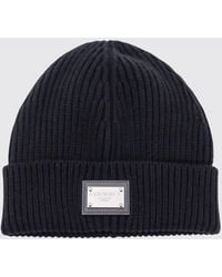 Dolce & Gabbana - Dolce &Amp Gabbana Ribbed Beanie - Lyst