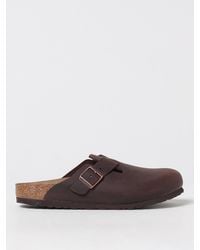 Birkenstock - Oiled Leather Boston Clogs - Lyst