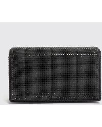 Twentyfourhaitch - Crystal Mesh Mini Handbag With Chain Shoulder Strap - Lyst