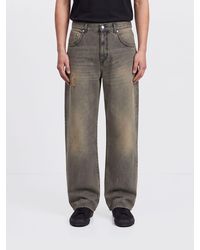 Séfr - Used Denim Wide Leg Jeans - Lyst