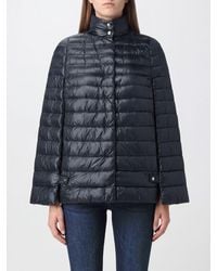 Herno - Chaqueta Acolchada Corta De Nailon Hidrófugo Con Mangas Kimono - Lyst