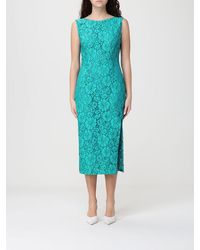 Pinko - Drupa Midi Lace Dress - Lyst
