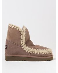 Mou - Flat Ankle Boots - Lyst