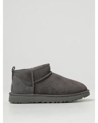 UGG - Classic Ultra Mini Suede Ankle Boots - Lyst