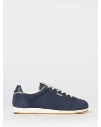 Paul Smith - Suede Leather Low Top Sneakers With Applied Logo - Lyst
