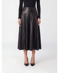Liu Jo - High-Waisted A-Line Midi Skirt - Lyst