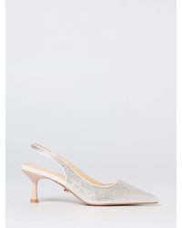 Twentyfourhaitch - Phuket Rhinestone Fabric Slingback - Lyst