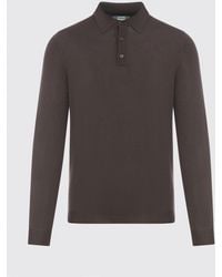 Zanone - Basic Poloshirt Aus Wollmischung - Lyst