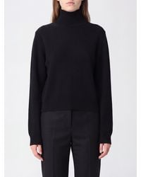 Rohe - Wool And Cashmere Blend Turtleneck Jumper With Ribbed Cuffs And Hem - Lyst