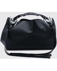 DIESEL - Knot-D Synthetic Leather Shoulder Bag With Oval D Logo And Straps - Lyst