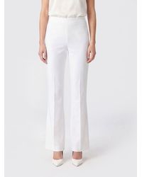 Liviana Conti - Cotton Canvas Crop Trousers - Lyst