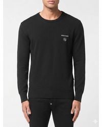Philipp Plein - Wool And Cotton Knit Pp - Lyst