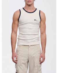 Carrera - Slim Fit Stretch Cotton Tank Top With Contrast Trim - Lyst
