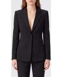 Patrizia Pepe - Cropped Blazer With Cut-Out And Woven Ribbon Details - Lyst