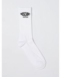 Moschino - Cotton Blend Socks - Lyst