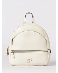 ERMANNO FIRENZE - Grained Synthetic Leather Backpack - Lyst