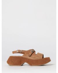 Vic Matié - Vic Mati&Eacute Suede Sandals - Lyst