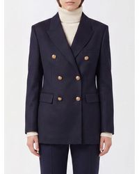 Golden Goose - Double-Breasted Virgin Wool-Blend Blazer With Metal Buttons - Lyst