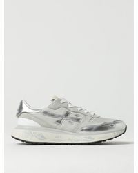 Premiata - Lauryn Leather And Nylon Sneakers - Lyst