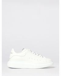 McQueen - Oversized Leather Sneakers - Lyst