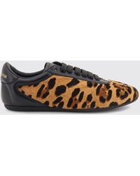 Dolce & Gabbana - Dolce &Amp Gabbana Animal Print Pony Hair Low-Top Sneakers With A Rubber Sole - Lyst