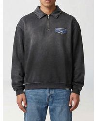 Represent - Cotton Zip-Up Hoodie With Logo Print - Lyst