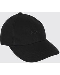 A.P.C. - Cotton Canvas Hat With Logo - Lyst