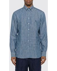 Etro - Linen Shirt - Lyst