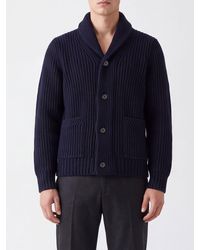 Closed - Shawl Collar Cardigan - Lyst