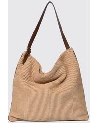 Orciani - Todo Elba Raffia Tote Bag With Leather Handles - Lyst