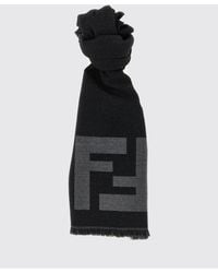Fendi - Ff Virgin Wool Scarf - Lyst
