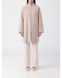 Fabiana Filippi - Knee-Length Single-Breasted Coat - Lyst