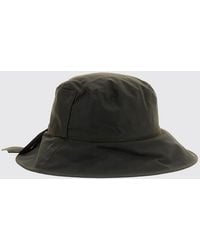 Barbour - Cotton Bucket Hat With Wide Brim And Bow Detail - Lyst
