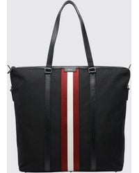 Bally - Borsa Tote A Spalla Con Banda A Righe - Lyst