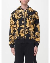 Versace Jeans Couture - Hoodie With Baroque Print - Lyst