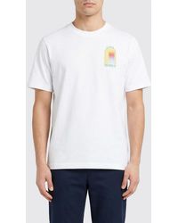 CASABLANCA - Printed Organic Cotton T-Shirt - Lyst