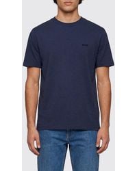 BOSS - Cotton T-Shirt With Logo - Lyst