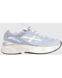 Premiata - Moerund Laminated Leather And Mesh Sneakers - Lyst