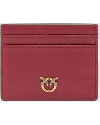 Pinko - Leather Credit Card Holder - Lyst