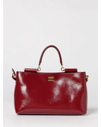 Dolce & Gabbana - Dolce &Amp Gabbana Vittoria Polished Leather Bag - Lyst