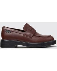 Camper - Dean Penny Smooth Leather Loafers With Xl Extralight Sole - Lyst