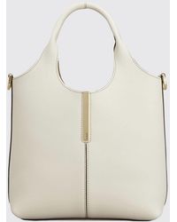 Tod's - Small Leather Shopping Tote Bag - Lyst