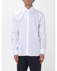 Brooksfield - Lässiges Hemd Aus Baumwollpopeline Mit Button-Down-Kragen - Lyst