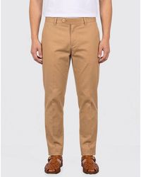 Brunello Cucinelli - Cotton Chino Trousers - Lyst