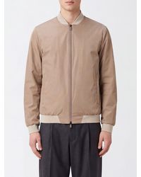 Herno - Technical Polyester Bomber Jacket With Ribbed-Knit Collar And Cuffs - Lyst