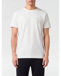 Billionaire - Cotton Crewneck T-Shirt With Tone-On-Tone Embroidered Logo - Lyst