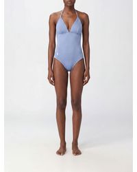 Polo Ralph Lauren - One-Piece Nylon Swimsuit With Tie-Shoulder Straps - Lyst
