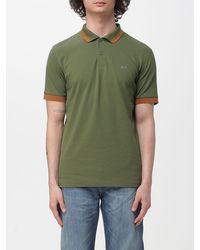 Sun 68 - Cotton Logo Polo Shirt - Lyst