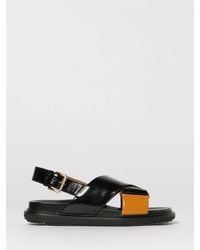 Marni - Leather Sandal - Lyst